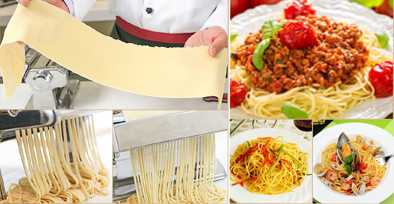パスタメーカー機能ディスプレイ
