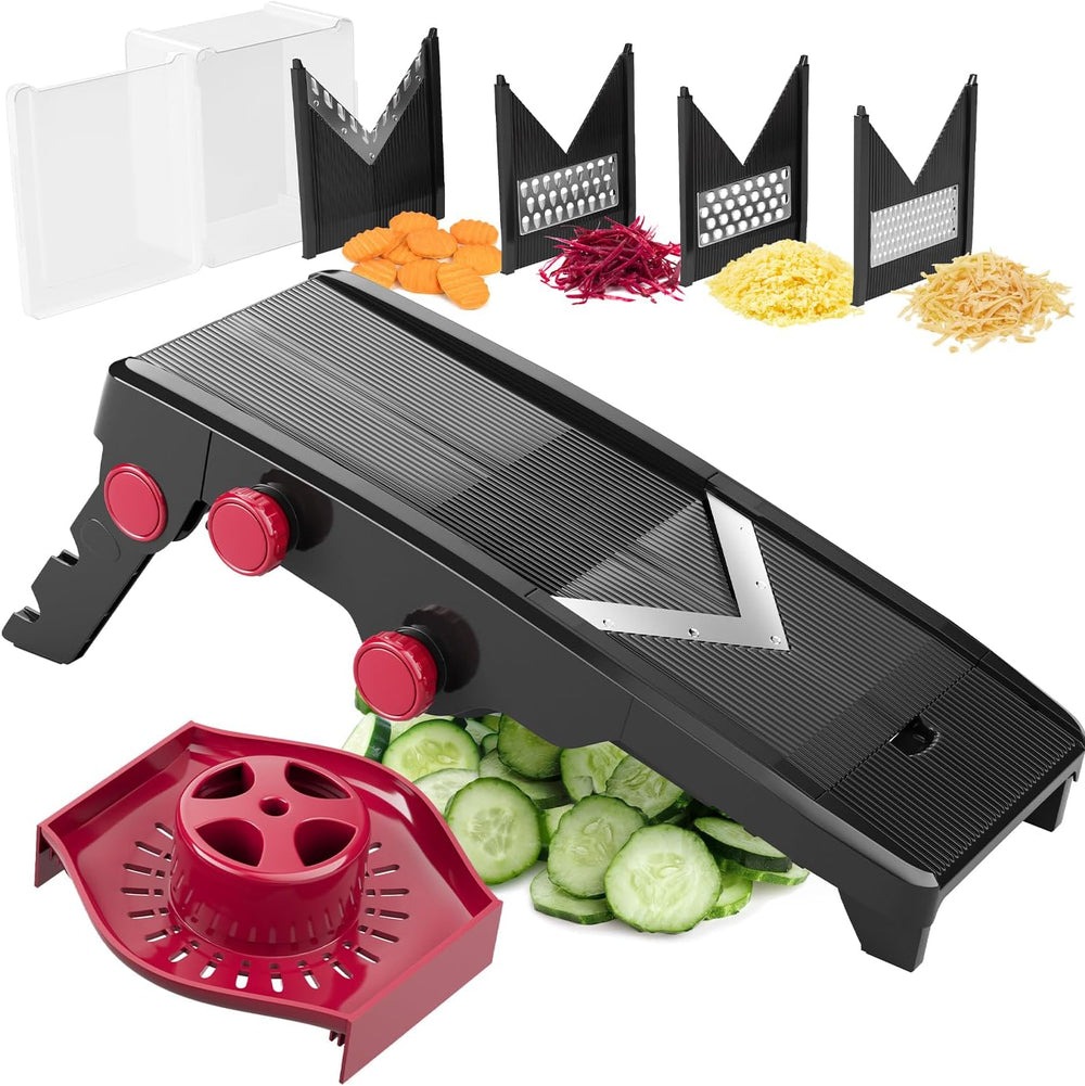 MuellerLiving Adjustable Mandoline Slicer